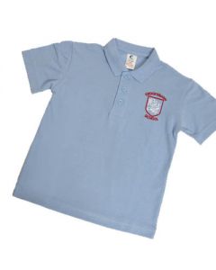 Crooksbarn Sky Polo Shirt w/Logo