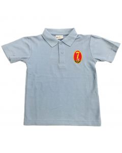 St Pauls Sky Blue Polo Shirt w/Logo