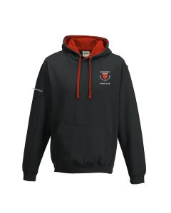 Northfield College Varsity Hoodie Black/Red w/Logo (optional)