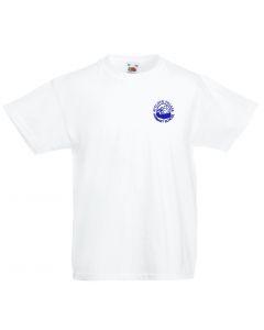 Aycliffe White PE T-Shirt w/Logo