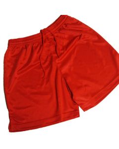 Red Micro Stripe Shorts