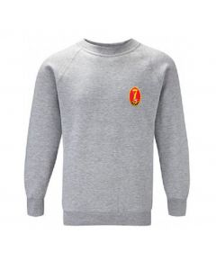 St Pauls Grey Crew Neck Sweatshirt w/Logo