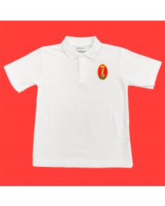 St Pauls White Polo Shirt w/Logo
