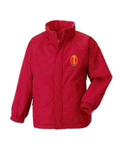 St Pauls Red Reversible Jacket w/Logo