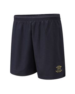 St Michael’s Navy P.E Shorts w/Logo